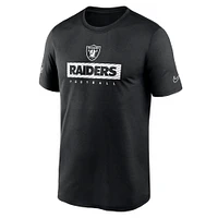 Men's Nike Black Las Vegas Raiders Sideline Legend Performance T-Shirt