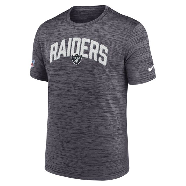 T-shirt Nike Las Vegas Raiders Sideline Velocity Athletic Performance pour homme – Noir