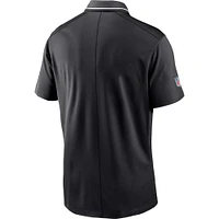 Men's Nike Black Las Vegas Raiders Sideline Victory Performance Polo