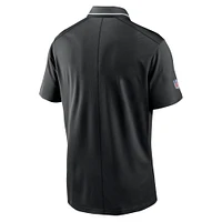 Polo Nike Las Vegas Raiders Sideline Victory Performance pour homme - Noir