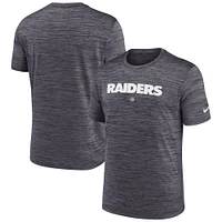 Men's Nike Black Las Vegas Raiders Team Sideline Velocity Performance - T-Shirt