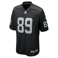 Men's Nike Brock Bowers Black Las Vegas Raiders  Player Game Jersey