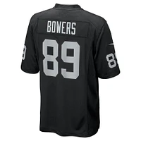 Men's Nike Brock Bowers Black Las Vegas Raiders  Player Game Jersey
