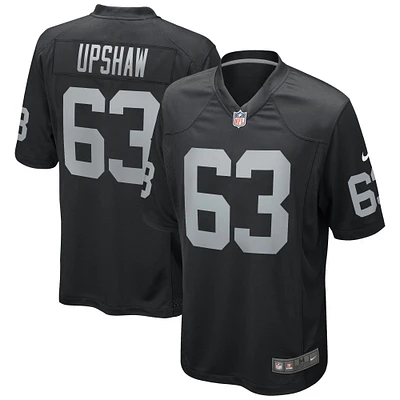 Maillot de joueur retraité Nike Gene Upshaw pour homme, noir, Las Vegas Raiders Game