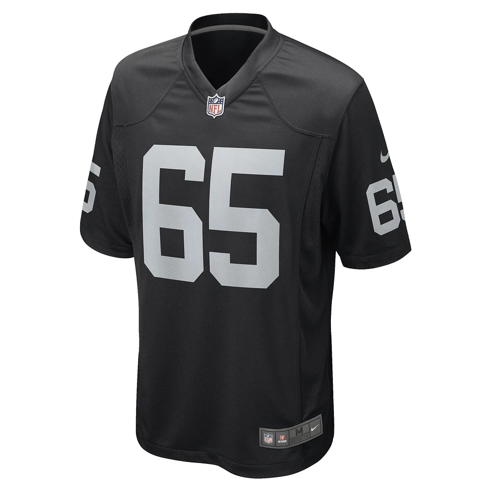 Men's Nike Hroniss Grasu Black Las Vegas Raiders Game Player Jersey
