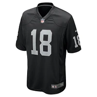 Men's Nike Jack Jones  Black Las Vegas Raiders Team Game Jersey