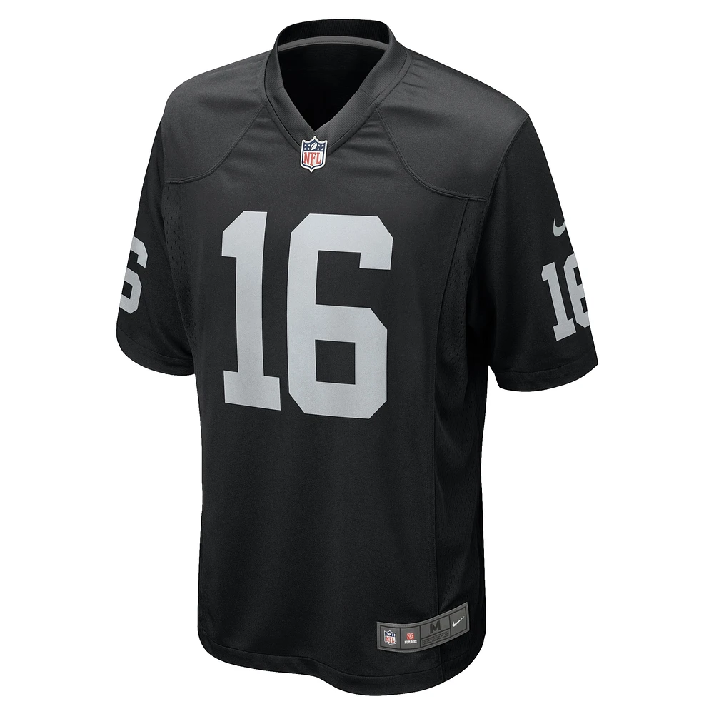 Men's Nike Jakobi Meyers Black Las Vegas Raiders Game Player Jersey