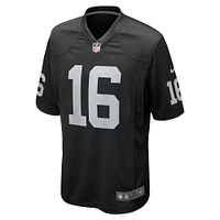Men's Nike Jakobi Meyers Black Las Vegas Raiders Game Player Jersey