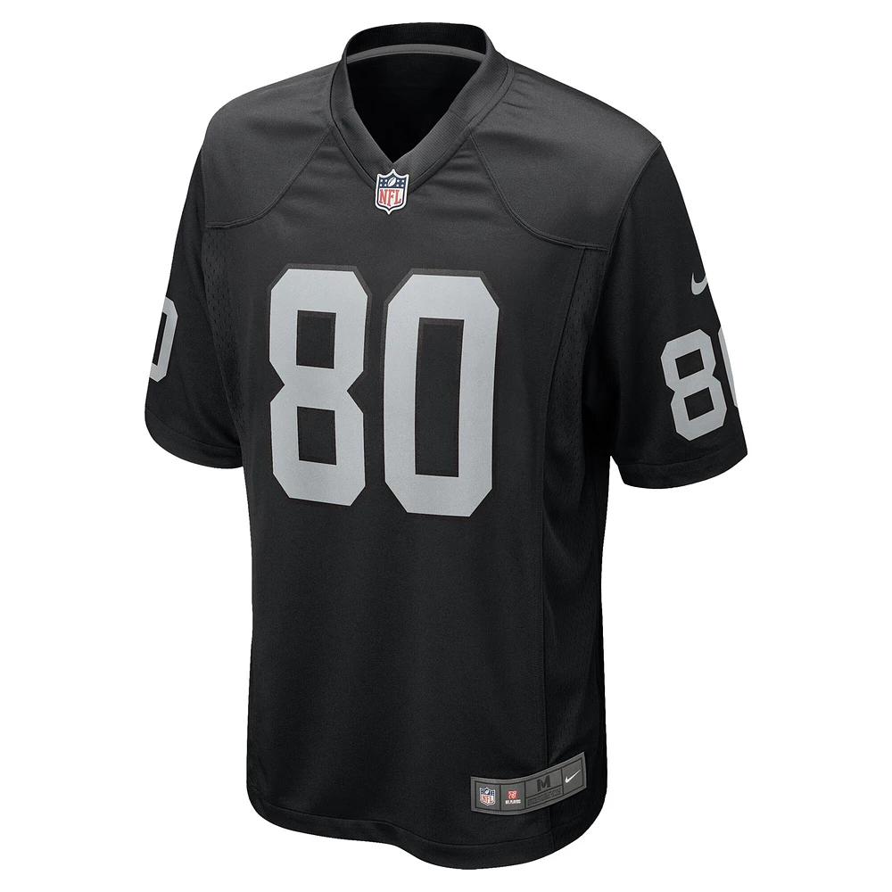 Men's Nike Jeff Foreman  Black Las Vegas Raiders Team Game Jersey