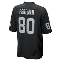 Men's Nike Jeff Foreman  Black Las Vegas Raiders Team Game Jersey