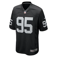 Men's Nike John Jenkins Black Las Vegas Raiders Game Jersey