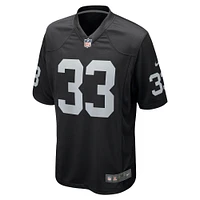 Men's Nike Roderic Teamer Black Las Vegas Raiders Game Jersey