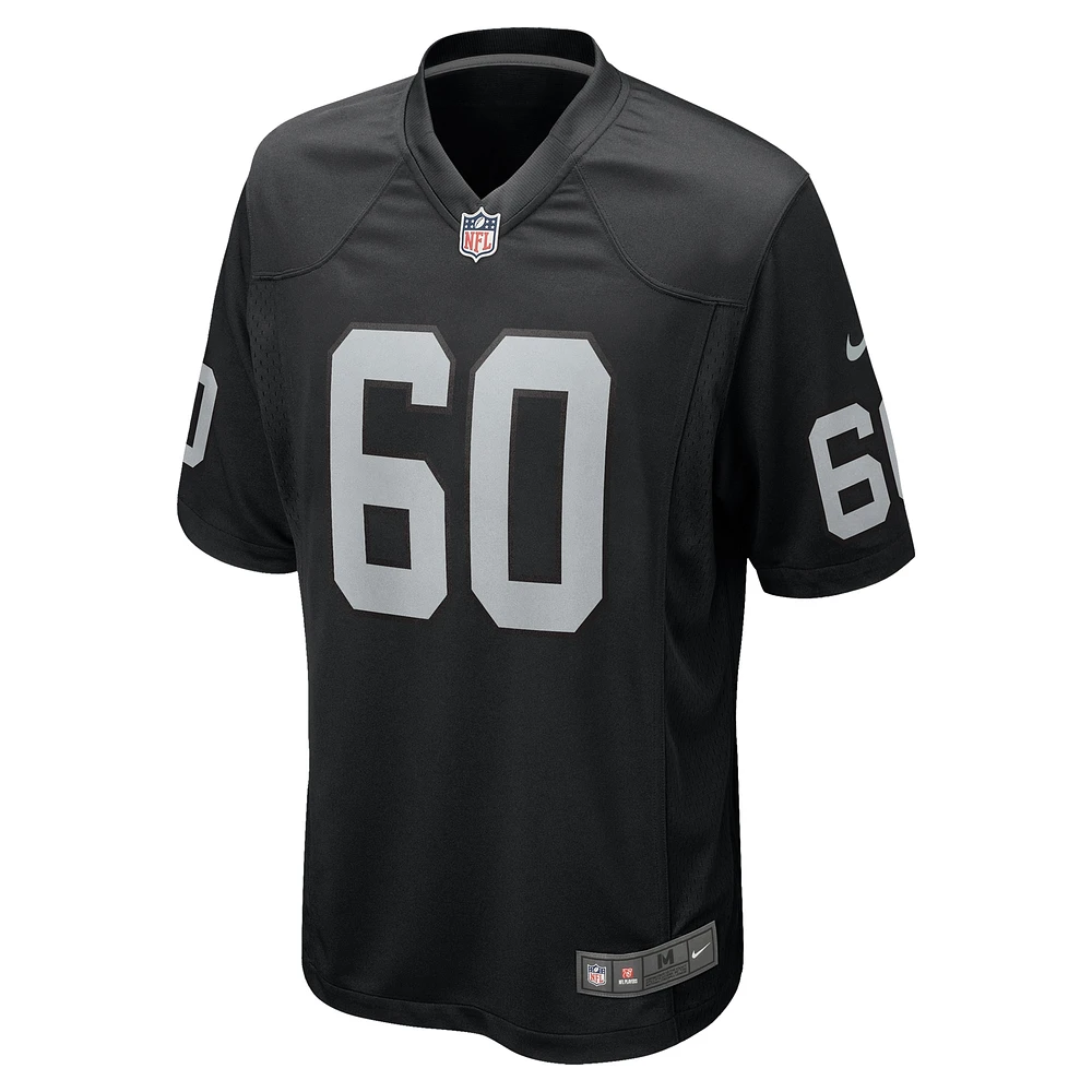 Men's Nike Tomari Fox  Black Las Vegas Raiders Team Game Jersey