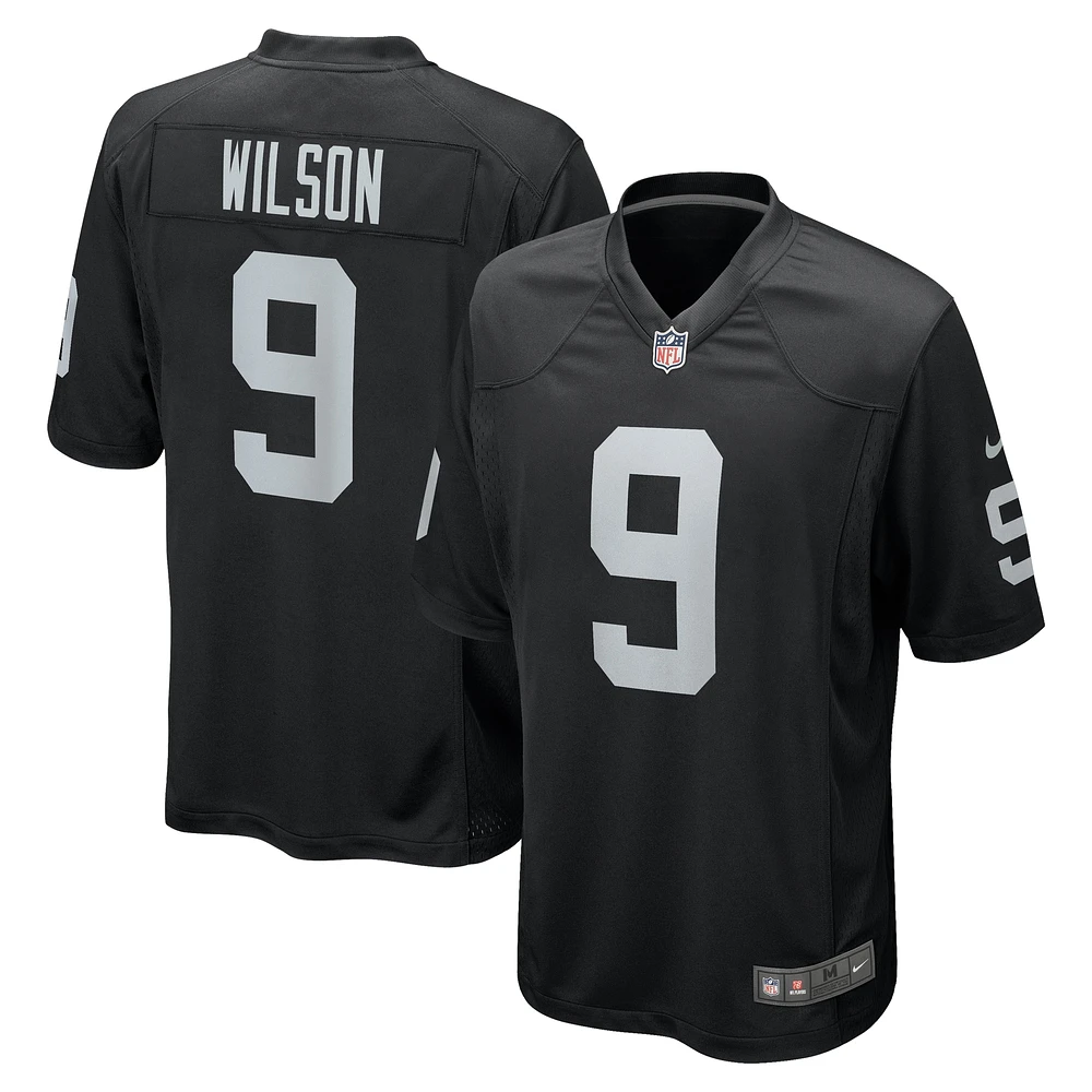 Men's Nike Tyree Wilson Black Las Vegas Raiders Game Jersey