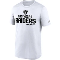 Men's Nike White Las Vegas Raiders Legend Community Performance T-Shirt