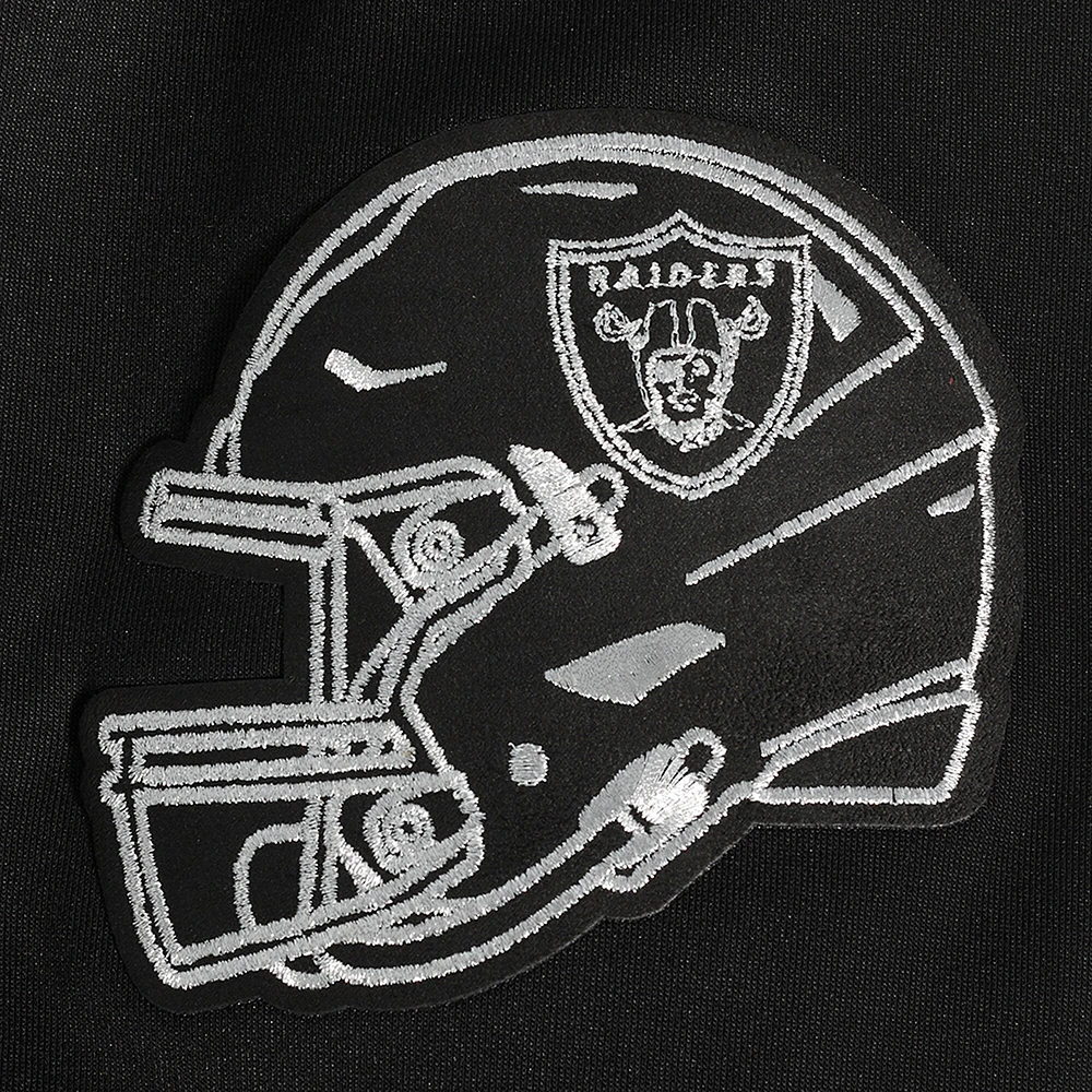 Men's Pro Standard Black Las Vegas Raiders Classic Chenille Pullover Hoodie