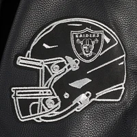 Men's Pro Standard Black Las Vegas Raiders Full-Zip Varsity Jacket