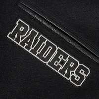 Men's Pro Standard Black Las Vegas Raiders Full-Zip Varsity Jacket