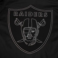 Men's Pro Standard Black Las Vegas Raiders Paint The City Twill Full-Zip Jacket