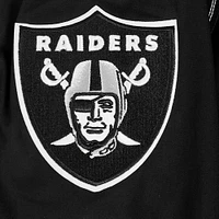 Men's Pro Standard Black Las Vegas Raiders Paint The City Twill Full-Zip Jacket