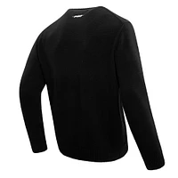 Men's Pro Standard Black Las Vegas Raiders Prep Knit Sweater