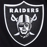 Men's Pro Standard Black Las Vegas Raiders Turn It Up Drop Shoulder Pullover Sweatshirt