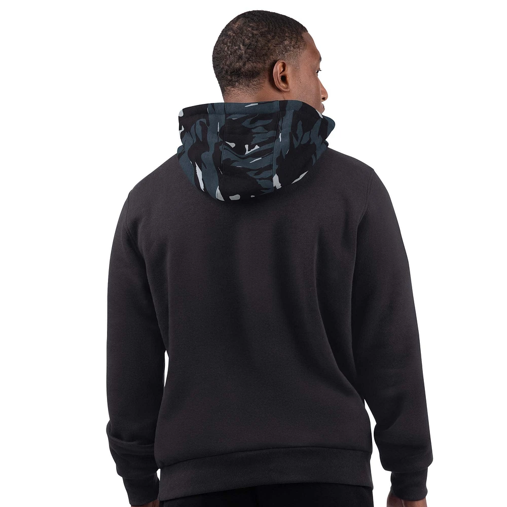 Men's Starter Black Las Vegas Raiders Thursday Night Gridiron Pullover Hoodie