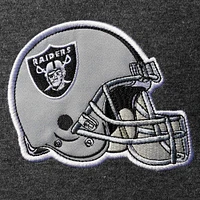 Chandail à capuchon pour homme Starter Heathered Grey/Silver Las Vegas Raiders Extreme Fireballer