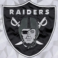 Men's Starter White/Black Las Vegas Raiders Thursday Night Gridiron Raglan Half-Zip Hooded Jacket