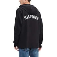 Men's Tommy Hilfiger  Black Las Vegas Raiders Morgan Long Sleeve Hoodie T-Shirt