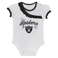 Newborn & Infant Las Vegas Raiders Love My Team Bodysuit Skirt Set