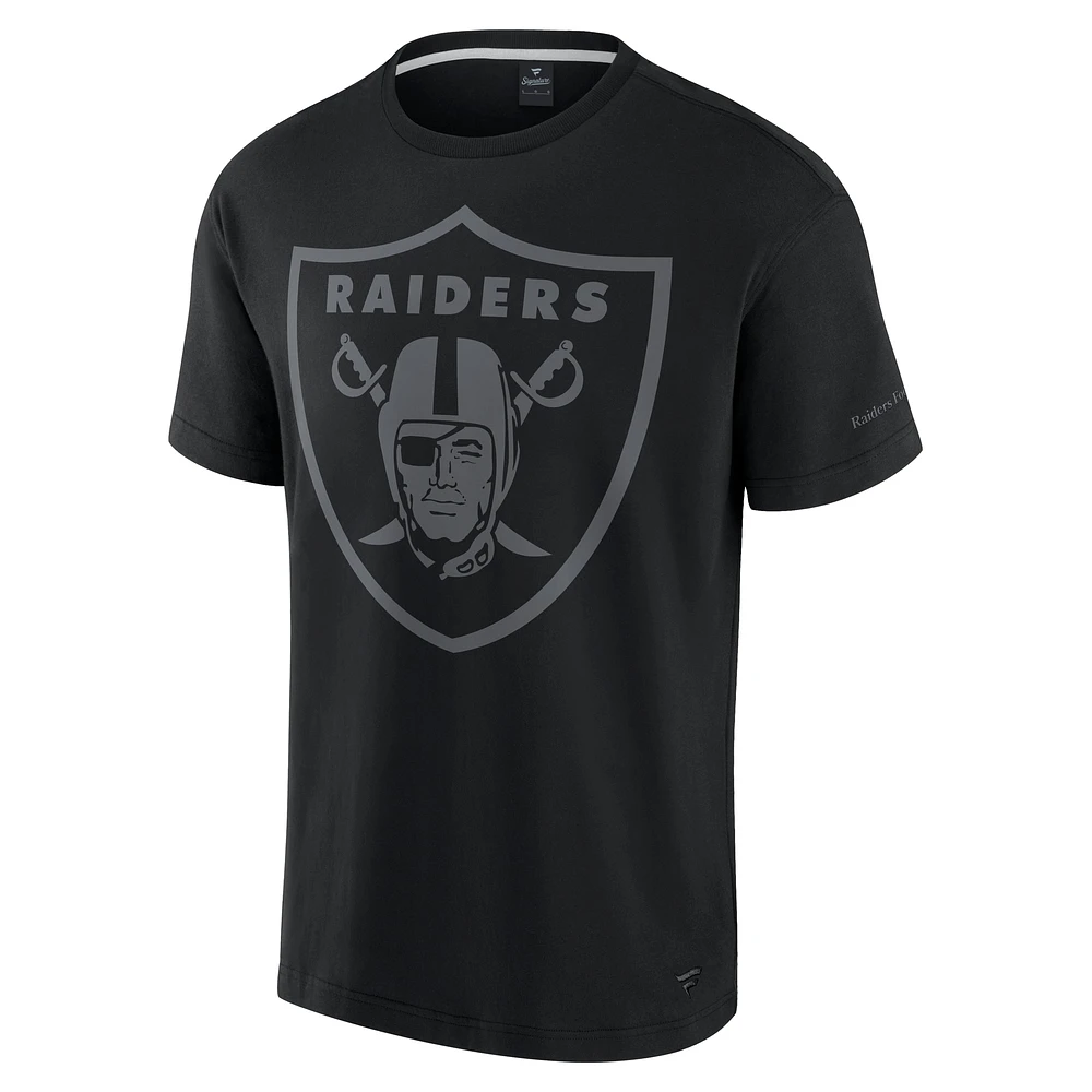Unisex Fanatics  Black Las Vegas Raiders Elements Iconic T-Shirt