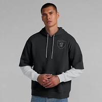 Unisex Fanatics  Black Las Vegas Raiders Sleek Elements Pullover Hoodie