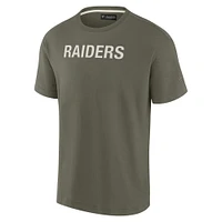 Unisex Fanatics Olive Las Vegas Raiders Elements Super Soft Short Sleeve T-Shirt