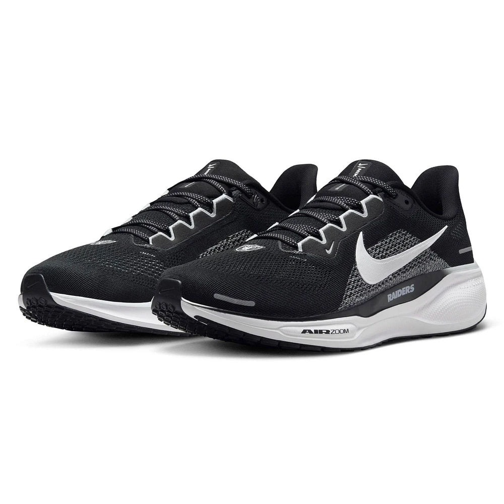 Chaussures de course unisexes Nike Zoom Pegasus 41 Las Vegas Raiders noires