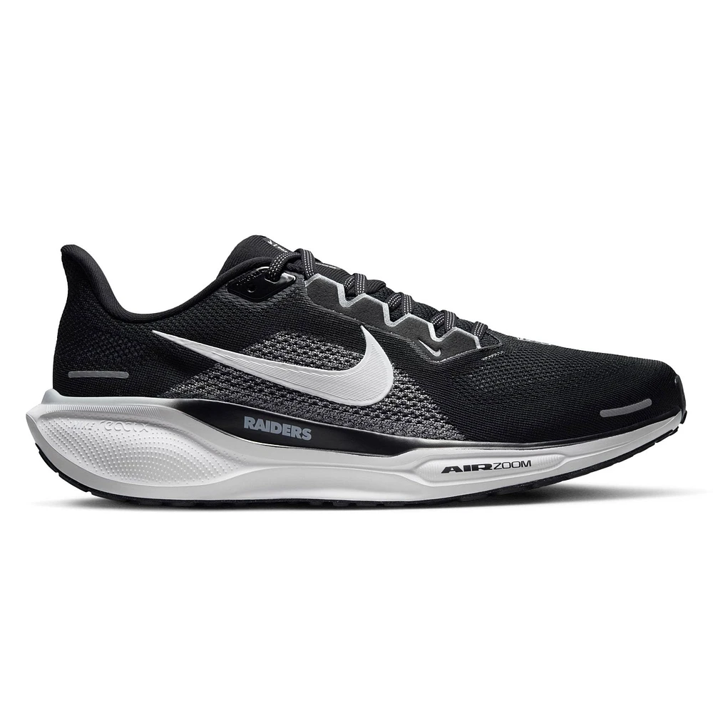 Chaussures de course unisexes Nike Zoom Pegasus 41 Las Vegas Raiders noires