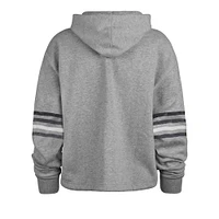Women's '47 Heather Gray Las Vegas Raiders Upland Bennett Pullover Hoodie