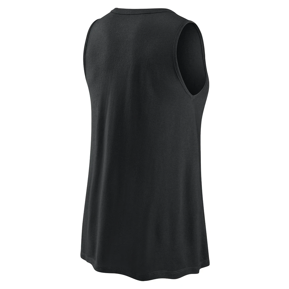 Women's Fanatics Black Las Vegas Raiders Classic Rhine Tank Top