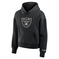 Women's Fanatics Black Las Vegas Raiders Legacy Fleece Pullover Hoodie