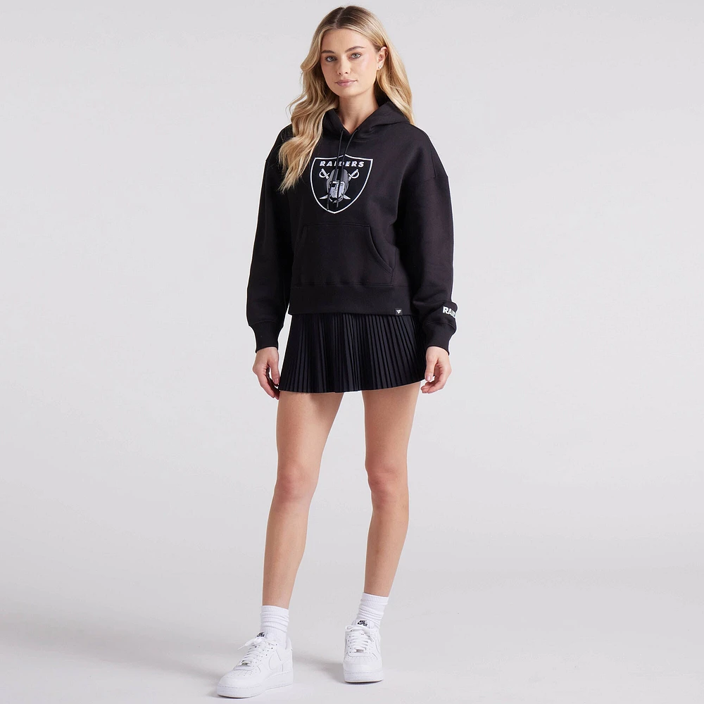 Women's Fanatics Black Las Vegas Raiders Legacy Fleece Pullover Hoodie