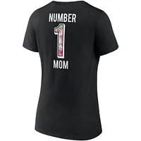 Women's Fanatics Black Las Vegas Raiders Team Mother's Day V-Neck T-Shirt