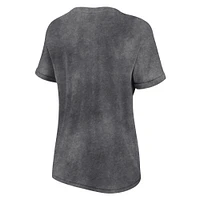 Women's Fanatics Heather Charcoal Las Vegas Raiders Hit - T-Shirt