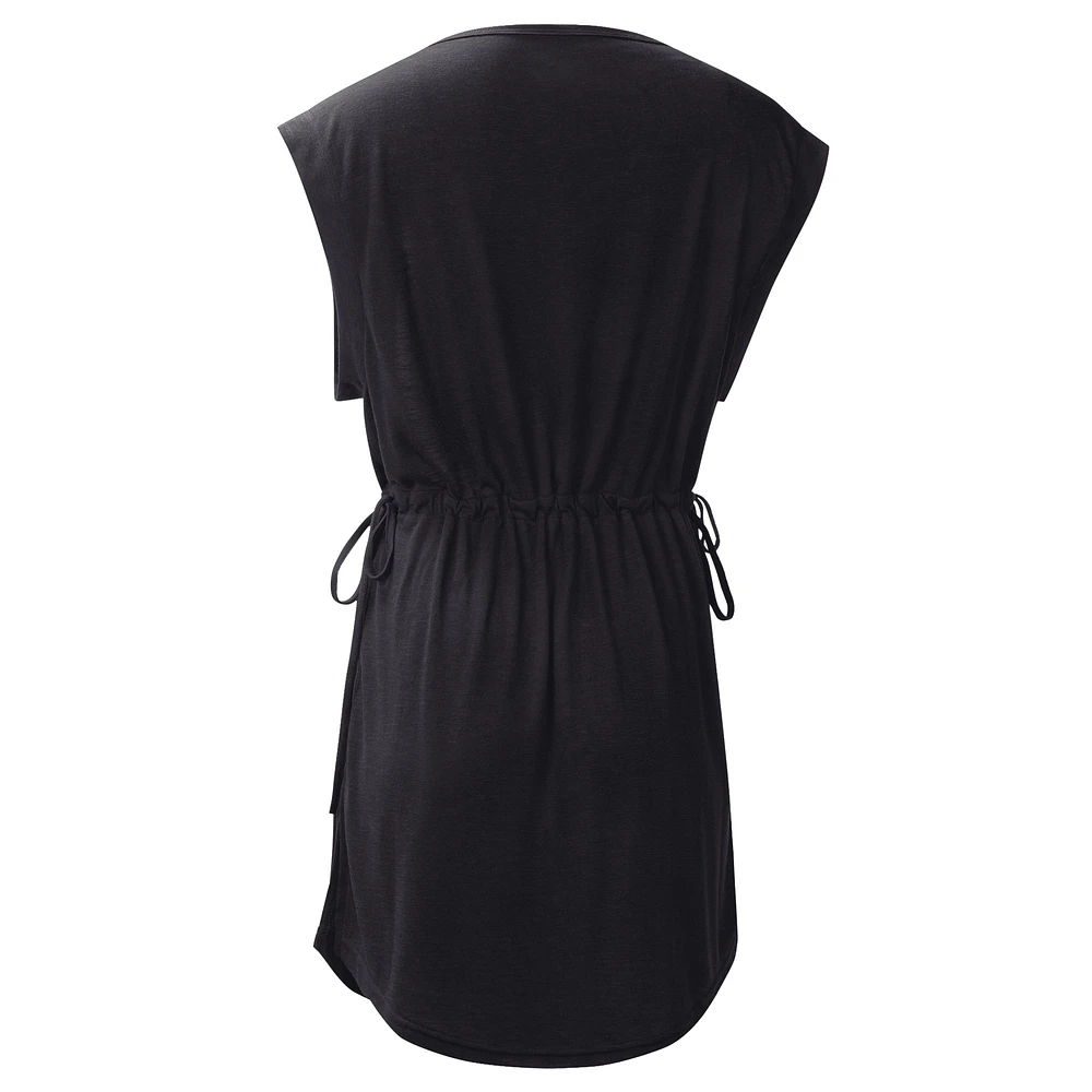 Women's G-III 4Her by Carl Banks  Black Las Vegas Raiders G.O.A.T. Swimsuit Cover-Up - Dress