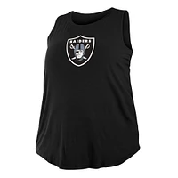 Women's New Era  Black Las Vegas Raiders Plus Tank Top