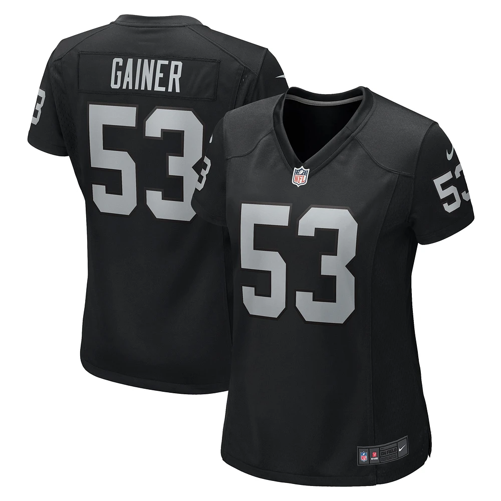 Women's Nike Amari Gainer Black Las Vegas Raiders Game Jersey