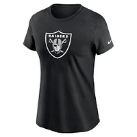 Women's Nike Black Las Vegas Raiders  Primary Logo T-Shirt