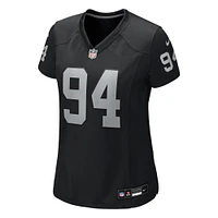 Women's Nike Christian Wilkins Black Las Vegas Raiders Team Game Jersey