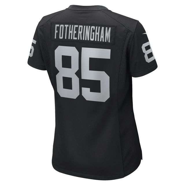 Maillot Nike Cole Fotheringham pour femme, noir, joueur de jeu des Las Vegas Raiders