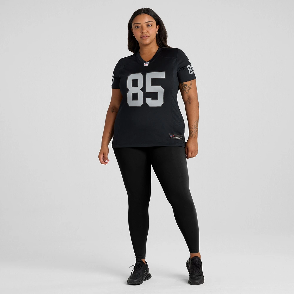 Maillot Nike Cole Fotheringham pour femme, noir, joueur de jeu des Las Vegas Raiders
