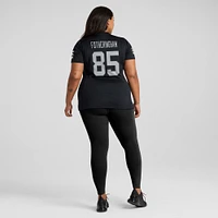 Maillot Nike Cole Fotheringham pour femme, noir, joueur de jeu des Las Vegas Raiders